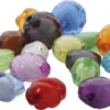 Acryl Facetperler - 8-20 MM - Hulstr. 2-3 MM - Flere Farver - 1000 G