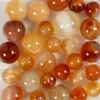 Agat Perler - Lys Brun - Hulstr. 0,9-1 MM - 28 Stk