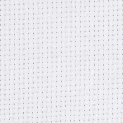 Aidastof - Str. 50X50 CM - 70 Tern Pr. 10 CM - Hvid - 1 Stk