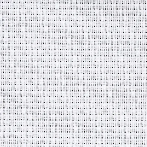 Aidastof - Str. 50X50 CM - 43 Tern Pr. 10 CM - Hvid - 1 Stk