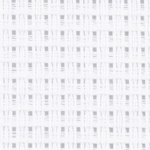 Aidastof - Str. 50X50 CM - 24 Tern Pr. 10 CM - Hvid - 1 Stk