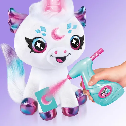 Airbrush Plush - Kosmisk Enhjørning