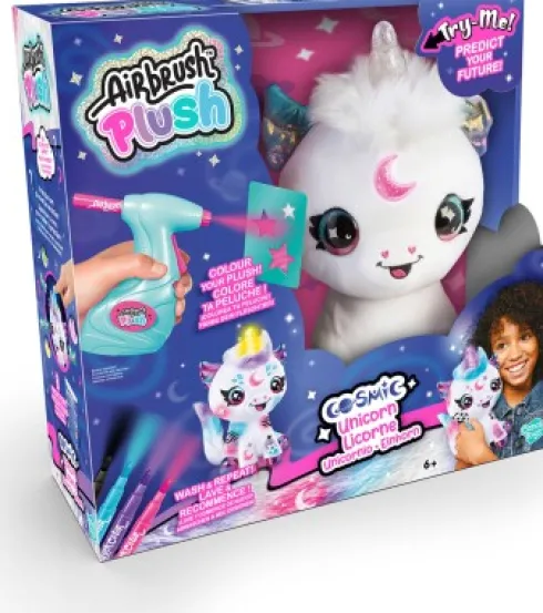 Airbrush Plush - Kosmisk Enhjørning