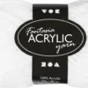 Akrylgarn - L 80 M - Hvid - 50 G