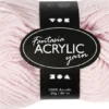 Akrylgarn - L 80 M - Lyserød - 50 G