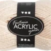 Akrylgarn - L 80 M - Lys Pudder - 50 G