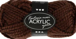 Akrylgarn - L 35 M - Maxi - Brun - 50 G