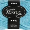 Akrylgarn - L 80 M - Turkis - 50 G