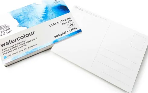 Akvarelblok - A6 - Koldpresset - 15 Sider - Winsor & Newton