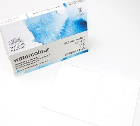 Akvarelblok - A6 - Koldpresset - 15 Sider - Winsor & Newton