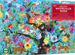 Akvarelblok - Livets Træ - Deluxe Papir - 16 Ark - Eeboo