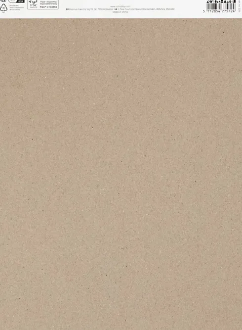 Akvarelpapir - A4 - Ark 210X297 MM - 230 G - Sort - 15 Ark