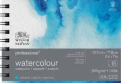 Akvarelpapir - Bomuld - 300 G - 15 Sider - Winsor & Newton