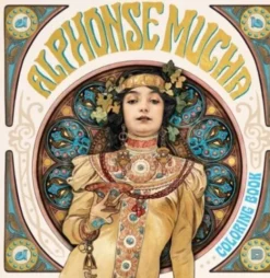 Alphonse Mucha Coloring Book