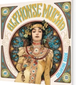 Alphonse Mucha Coloring Book