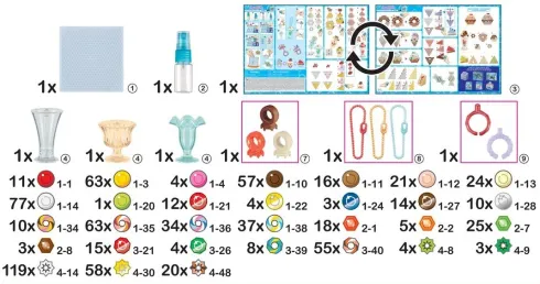Aquabeads - Kreative Sæt: Slik Tilbehør - 35090