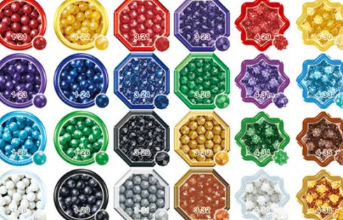 Aquabeads Perler - Shiny Refill Sæt - 2000 Stk