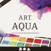 Art Aqua Akvarelfarver - Str. 10X15 MM - Metallicfarver - 12 Frv