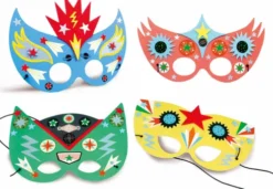 Auzou - Aktivitetssæt - Dekorer Masker - Superhelte