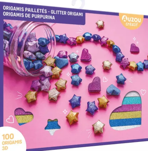 Auzou - Aktivitetssæt - Glitter Origami