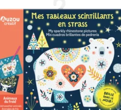 Auzou - Aktivitetssæt - Kunst Med Rhinsten - Selvlysende