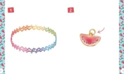 Auzou - Jewellery Factory - Armbånd Og Frugtvedhæng