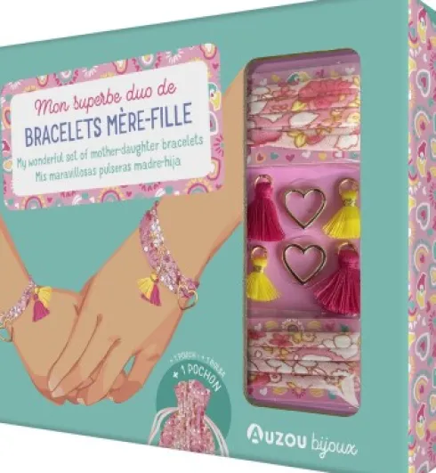 Auzou - Jewellery Factory - Lav Selv Mor Og Datter Armbånd Sæt