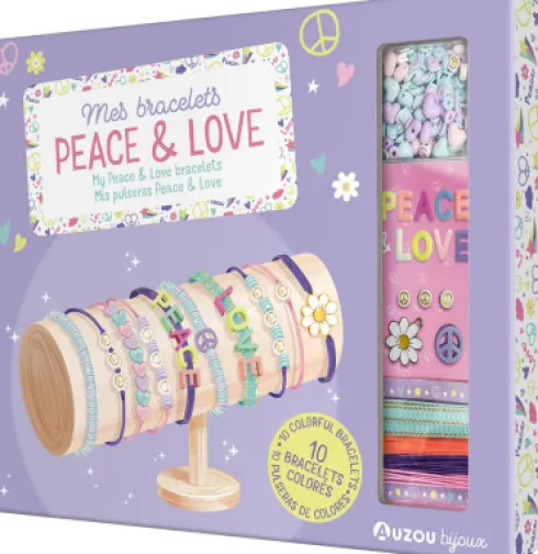 Auzou - Jewellery Factory - Peace Og Love Armbånd - DIY Sæt