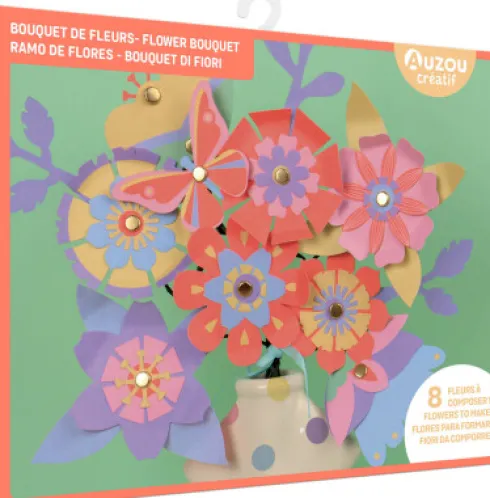 Auzou - Kreasæt - Blomsterbuket