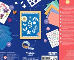 Auzou - Lystryk - Cyanotypi - Blomster