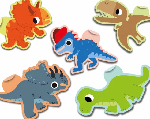 Auzou - Mine Første Klistermærker - Dinosaurer