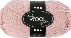 Babygarn - Blødt - L 172 M - Støvet Rosa - 50 G