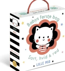 Babys Første Bog - Sort, Hvid Og Rød - Lille Mis - Stofbog