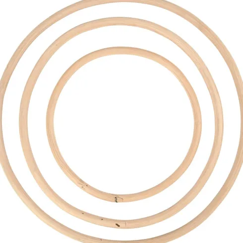 Bambusring - Ø 15,3+20,3+25,5 CM - 3 Stk