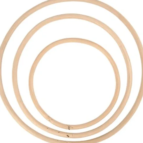 Bambusring - Ø 15,3+20,3+25,5 CM - 3 Stk