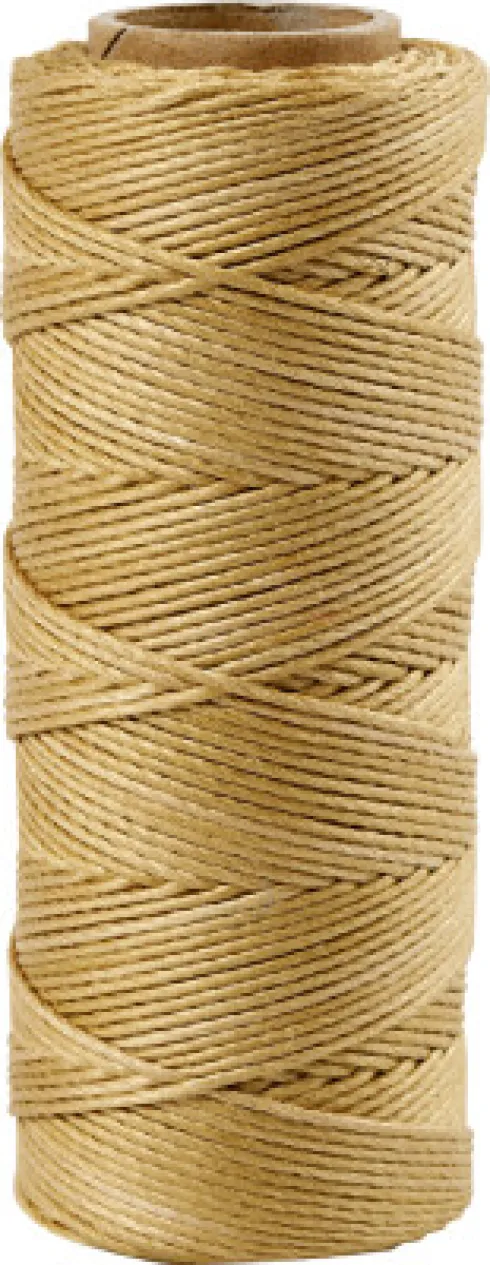 Bambus Snor - Tykkelse 1 MM - Guld - 65 M