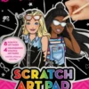 Barbie - Scratch Art Pad - Inkl. 8 Scratch Sider & 4 Holografiske
