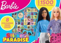 Barbie - Sticker Paradise - 1.500 Stickers Og 8 Farvelægningssider