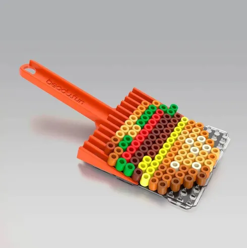 Beady Paint Perler - Perlesæt Med 14.400 Perler Og 9 Perleplader