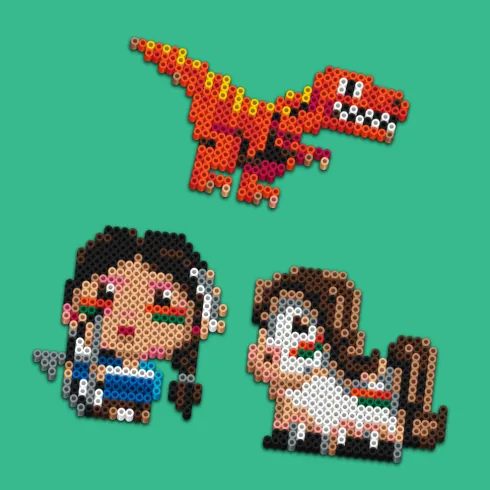 Beady Perler - Fantasy & Dinosaurs Perlesæt - 4.500 Perler