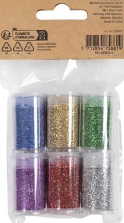 Bio-Glimmer - Assorterede Farver - 6X7Ml