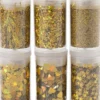 Bio-Glimmer & Pailletter - Guld - 6X7Ml