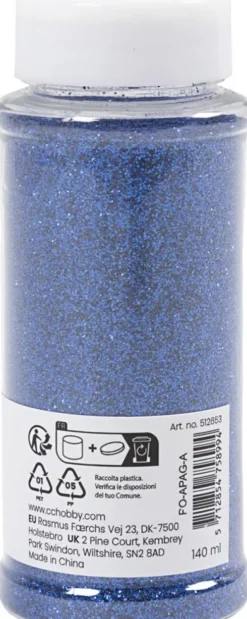 Bio-Glitter - Blå - 140 ML