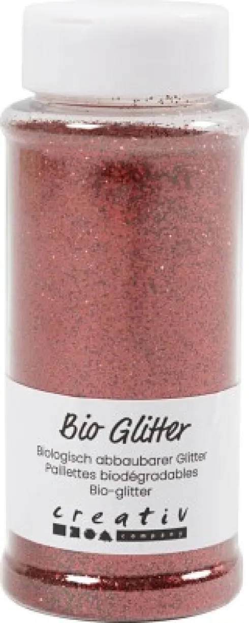 Bio-Glitter - Rød - 140 ML