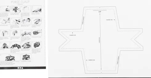 Bøjle Til Pung - Str. 10 CM - Mørk Grå Metallic - 1 Stk