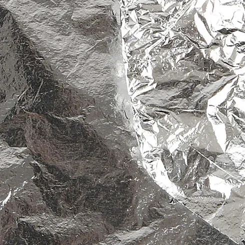 Bladsølv - 16X16 CM - Sølv - 25 Ark - 0,625 M2