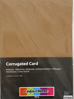 Bølgepap Ark - 25X35 CM - 120 G - 10 Ark