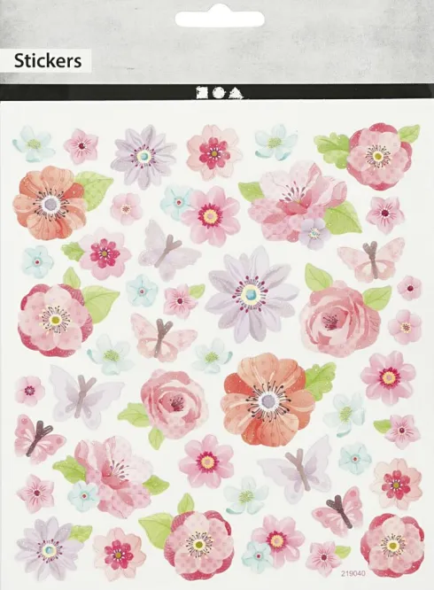 Blomster Klistermærker - Forårsblomster