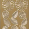 Blomster Klistermærker - Margueritter - Guld