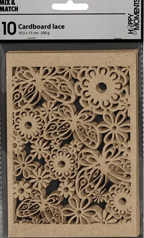 Blondekarton - 10,5X15 CM - 200 G - Natur - 10 Stk